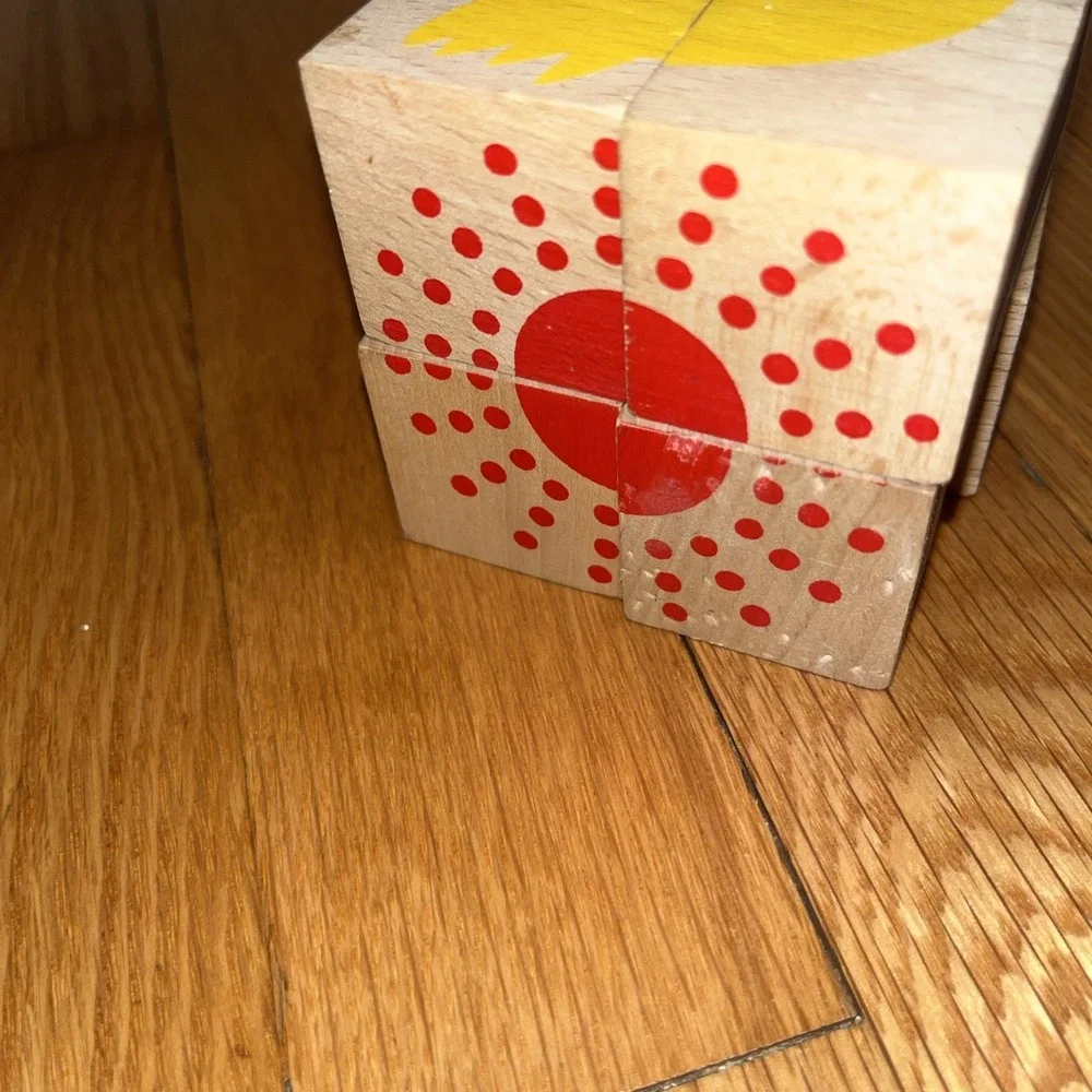 Vintage Naef Motivo‎ Wooden Puzzle Artist Aoi Huber Swiss Made